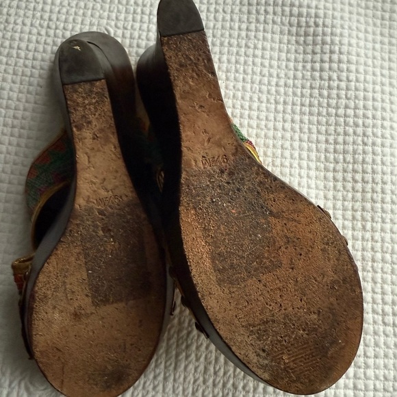 Diane von Furstenberg Multicolor Woven Women's Shoes - Picture 4 of 4